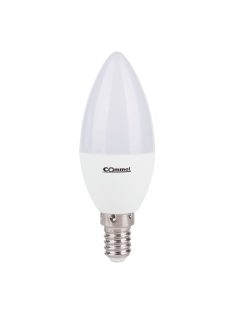 COMMEL LED izzó E14, 6W, 470lm, C37, 3000K - HUN305-201
